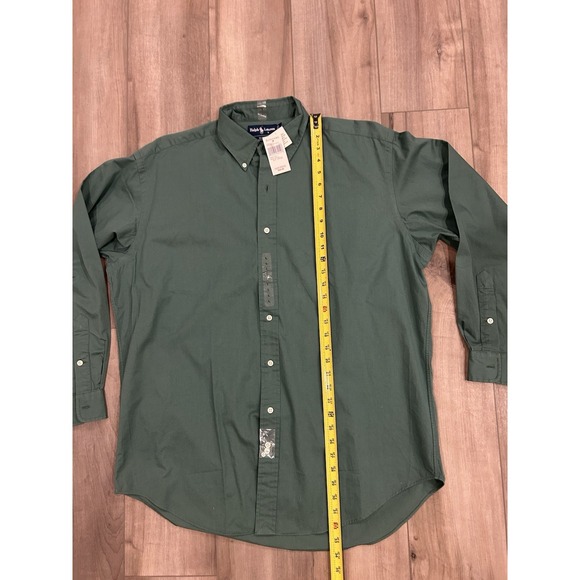 Vintage Ralph Lauren Blake Button Down Shirt 100% Cotton Men's Large NWT Pony - Picture 5 of 6